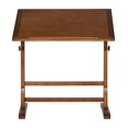 thumbnail image 4 of Vintage Rustic Oak Drafting Table, Top Adjustable Drafting Table Craft Table Drawing Desk Hobby Table Writing Desk Studio Desk, 36''W x 24''D, 4 of 5