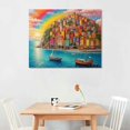 thumbnail image 2 of Nawypu  'A Beautiful Day at Cinque Terre' by Chuck Pinson, Canvas Wall Art, 20x16 inch, 2 of 4