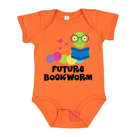 

Inktastic Future Bookworm Boys or Girls Baby Bodysuit