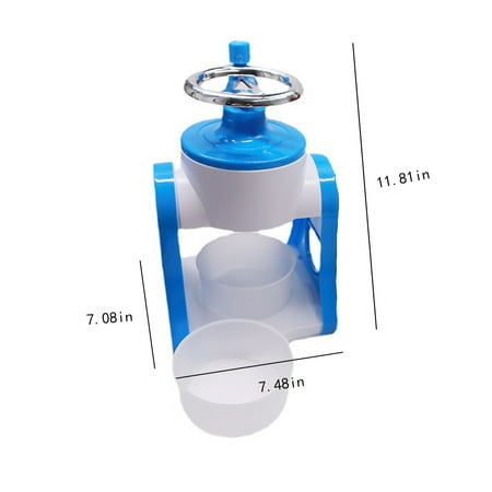 

Loopsun Kitchen Appliances New Shaved Ice Machine Manual Household Small Smoothie Machine Mini Hand Ice Crusher Continuous Ice Manual Ice Beating Machine