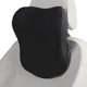 thumbnail image 1 of Almohada de reposacabezas de coche Unique Bargains, almohada ergonómica para el cuello, soporte para el cuello, poliéster, espuma viscoelástica, negro, 1 pieza para viajar., 1 of 7