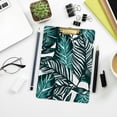 thumbnail image 7 of FMSHPON Tropical Palms Leaves Clipboard Hardboard Wood Nursing Clip Board and Pull for Standard A4 Letter 13x9 inches, 7 of 7