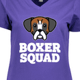 thumbnail image 4 of Inktastic Dog Boxer Squad Women's V-Neck T-Shirt, 4 of 5