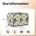thumbnail image 5 of Daiia Bees Collecting Nectar Pattern 2 slice Toaster Cover, Toaster Appliance Dust-proof Cover For Kitchen Small Appliance Dust Cover and Fingerprint Protection, 5 of 7