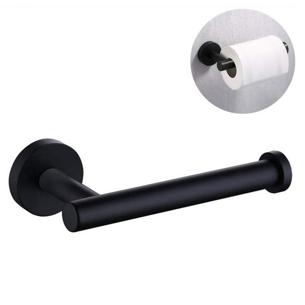Self Adhesive Square Toilet Paper Holder No Drilling Matte Toilet Roll