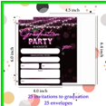 thumbnail image 4 of Celebrate Your Achievement: 25 Graduation Party Invitations with Envelopes for 2023 High School, College, and Masters Graduates - Perfect for Memorable Grad Celebrations!, 4 of 5