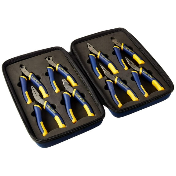 Irwin Vise-Grip, 2078714, Precision Plier Set, Ergonomic, 8 Pcs. CA2