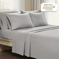 thumbnail image 4 of Comfort Spaces Cal King Sheet Set, Flannel Bed Sheets Cal King, 100% Cotton Bed Sheets Set with Deep Pocket, 4-Piece, 4 of 8