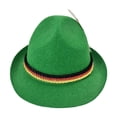 thumbnail image 2 of IAJDKMEK Oktoberfest Hat with Feather for Men and Women, German Bavarian Festival Jazz Hat, Traditional Felt Headwear, One Size, 2 of 4