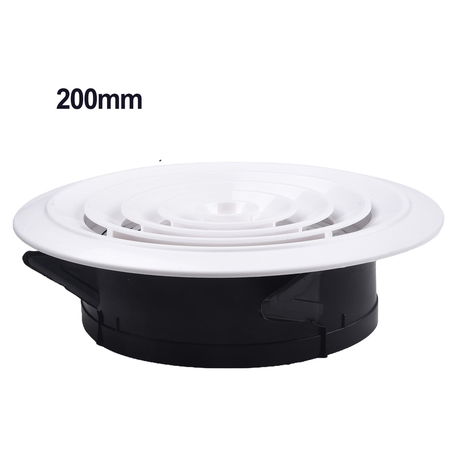 75-200Mm Wall Interior Vent Abs Ventilation Grille Vent Cover Adjustable 200Mm Smile Home