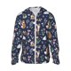 thumbnail image 1 of Balery Animals And Wildflowers Sudadera ligera de manga larga con capucha y protección solar UPF 50+ para hombre y mujer, ideal para pesca y running-X-Large, 1 of 7