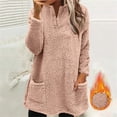 thumbnail image 2 of Bovemsi Womens Sweatshirts Long Sleeve V Neck Pullover With Functional Pockets For Casual Warm Comfort Daily Fall Fashion Outfits 2025 Clothes, 2 of 4