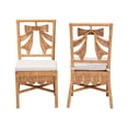 thumbnail image 2 of bali & pari Abia Natural Rattan 2-Piece Dining Chair Set, 2 of 8