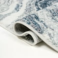 thumbnail image 5 of JONATHAN Y SUPERSOFT 4 x 6 Area Rug, Kassia Glam Abstract Marble - Navy/Cream, SEU300B-4, 5 of 7