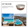 thumbnail image 3 of 1Pc Round Hot Tub Cover Waterproof Hot Tub Caps Bathtub Protector Pool Shade, 3 of 5