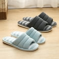 thumbnail image 5 of Mens Slippers Home Memory Foam Slip On House Shoes Open Toe Non Slip Comfortable Casual Indoor Outdoor Colorful Mens Slipper Size 42, 5 of 6