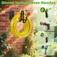 thumbnail image 4 of Soporte para mangueras Dorblely, 2 unidades, de metal, soporte de pared, resistente, 4 of 7