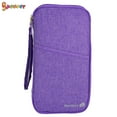 thumbnail image 2 of Spencer Family Passport Holder Travel Wallet Purse RFID Blocking Document Organizer Case Bag "Purple", 2 of 9