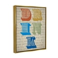 thumbnail image 5 of Stupell Industries Drink Antique Stamp Style Typography Kitchen Words Graphic Art Metallic Gold Floating Framed Canvas Print Wall Art, Design by Graffitee Studios, 5 of 5