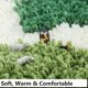 thumbnail image 3 of Alfombra de baño absorbente potente de microfibra de hoja verde, 45*65cm Feliz Sencillez, 3 of 5