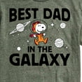 thumbnail image 3 of Peanuts - Best Dad In The Galaxy Snoopy - Father's Day Gift - Men's Short Sleeve Graphic T-Shirt, 3 of 6