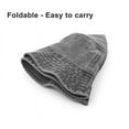thumbnail image 2 of Gash Hao Bucket Hat ,Wide Brim Washed Denim Cotton Outdoor Sun Hat Flat Top Cap Sun Protection Cap, 2 of 6