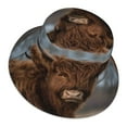 thumbnail image 3 of Gaeub Yak Printed Double Sided Reflective Bucket Hat Foldable Sun Hat for Camping Hiking Fishing, 3 of 9