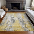 thumbnail image 5 of Dalyn Rugs Machine Washable Indoor/Outdoor Chantille Yellow 2'6" x 3'10" Rug, 5 of 9