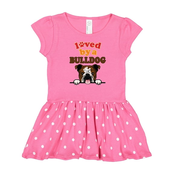 Inktastic English Bulldog Dog Gift Baby Girl Dress