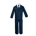 thumbnail image 4 of Infant Toddler BOY Kid Teen WEDDING CHURCH FORMAL TUXEDO Vest SUIT sz 0M-20 NAVY, 4 of 7