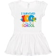 thumbnail image 3 of Inktastic Survived 100 Days of School Girls Toddler Dress, 3 of 5