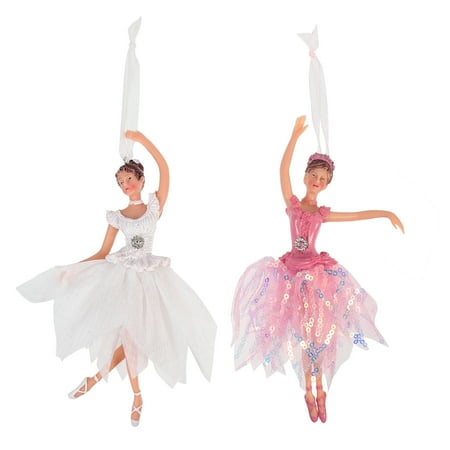 

Doll Christmas Girl Ballet Hanging Ornament Tree Ornaments Plush Dolls Pendant Angel Dancer Pendants Decor Nutcracker