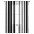 thumbnail image 2 of Black White Stripe Semi Sheer Curtains 72 Inch Length 2 Panels Set, Modern Minimalist Geometric Striped Sheer Kitchen Curtain Privacy Voile Window Curtain for Living Room Bedroom Rod Pocket Drapes, 2 of 7