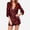 Red, variant on Women's Sequin Clubwear Romper, Rompers for Women, Overalls for Women, Two Piece Sets for Women Summer