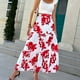 thumbnail image 2 of Estilo de las mujeres Personalidad Dulce Impresión digital Falda grande de flores Falda larga de moda Wmkox8yi  FGJ2282, 2 of 5