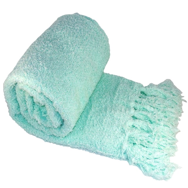Frazada Suave y Ligera Tweed Aqua Kyuden Home