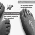 thumbnail image 4 of Mens Toe Cotton Running Five Finger Crew Cotton, 4 of 4