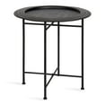 thumbnail image 1 of Kate and Laurel Table d'Appoint Moderne Razza, 19 x 19 x 20, Noire, Table d'Appoint Ronde en Métal pour le Stockage et l'Affichage, 1 of 2