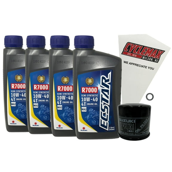 Cyclemax SS Ecstar R7000 Oil Change Kit compatible with 2016-2025 Suzuki Boulevard M109