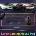 thumbnail image 4 of VEGCOO RGB Led Gaming Mouse Pad with Wrist Rest Gel Support, Mouse mat Extended for Computer PC Laptop, Waterproof Office Desktop Mat with Anti-Slip Base(Map), 4 of 6