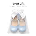 thumbnail image 5 of DREAM PAIRS Girls' Ballet Flats Comfortable Foldable Slip-On Dress Shoes Lightweight Portable Travel Flats with Bow Detail, 5 of 5