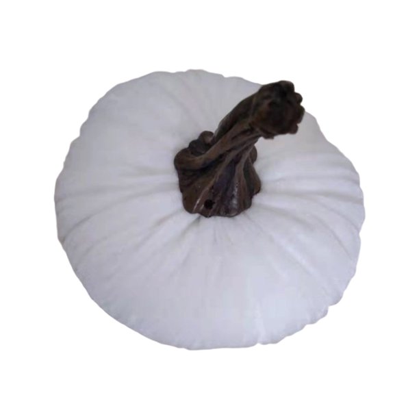 Elegante escultura de calabaza para escritorio, adorno de mesa para el otoño y Acción de Gracias
