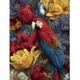 thumbnail image 1 of Qisvanset Exotic Parrot Wall Art Canvas Print 12x16 Inch Entryway Decor, 1 of 8