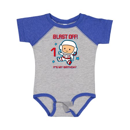 

Inktastic Blast off 1st Birthday Gift Baby Boy Bodysuit