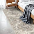 thumbnail image 5 of YOUFORTONG 3x14 Vintage Hallway Runner Rug, Ultra Soft Retro Washable Runner,Non-Slip Stain & Fade Resistant Carpet for Entryway Bedroom Kitchen,Beige, 5 of 8