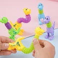 thumbnail image 6 of TONGYIJIA Stretch Tube Toys, 5 Pack Dinosaur Snake Fidget Toy, Stress Relief Sensory Stretching Tubes, Anxiety Relief Novelty for Adults, 6 of 7
