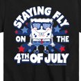 thumbnail image 3 of SpongeBob SquarePants - Fly on the 4th of July - Toddler And Youth Short Sleeve Graphic T-Shirt, 3 of 6