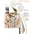 thumbnail image 2 of Spring Floral Table Cloth, Middle Century Summer Botanical Boho Waterproof Tablecloth for Rectangle Tables, Reusable Washable Fabric Table Cover for Restaurant Kitchen Dining Tables 60"x84", 2 of 6