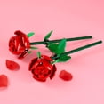 thumbnail image 2 of Kit de Construcción de Rosas, Regalo Único para San Valentín, Colección Botánica, Regalo para Construir Juntos,, 2 of 5