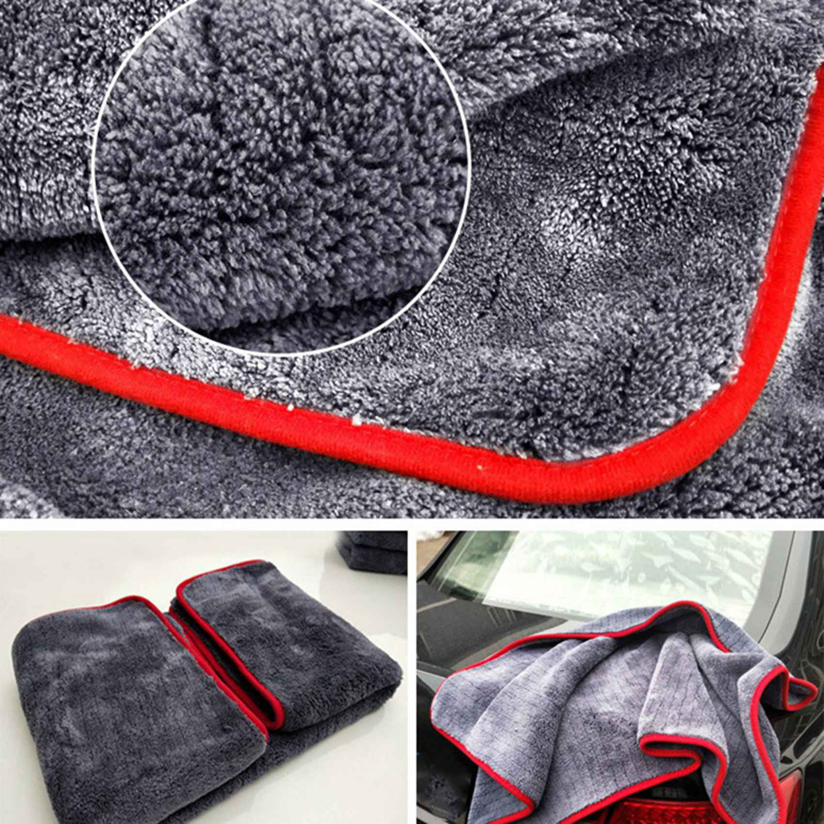 1pc Car Care Polishing Wash Towels Plush Microfiber Washing Drying Towel  Strong Thick Fiber Car Cleaning Cloth Washing - Price history & Review, AliExpress Seller - Car Have Store